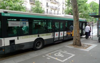 Autobuses en París