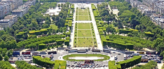 Campos de Marte desde Torre Eiffel