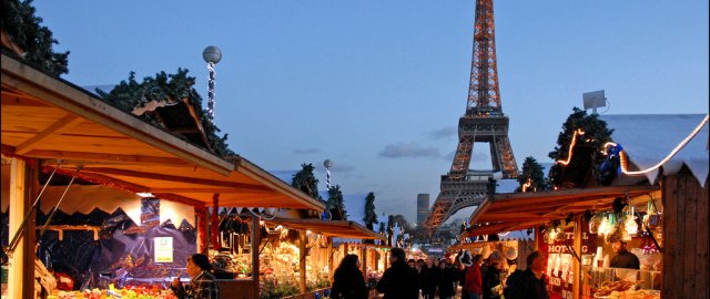 Mercado navideño en París