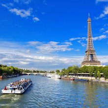 Tour Eiffel y el Sena