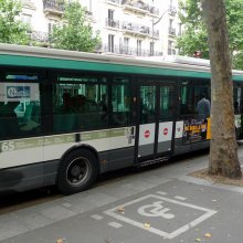 Autobuses en París