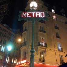 Entrada del metro de París