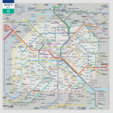 Plano del metro de París