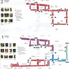 Plano del Louvre (plantas 1-2)