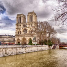 Crecida del Sena en Notre Dame